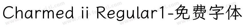 Charmed ii Regular1字体转换